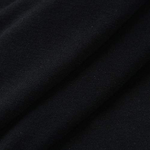 Camisetas Tirantes Premamá Camisetas Canguro Mujer Ropa Embarazadas Verano Camiseta Lactancia Chaleco Sin Mangas con Cuello Camisola Portabebé(Negro,S)