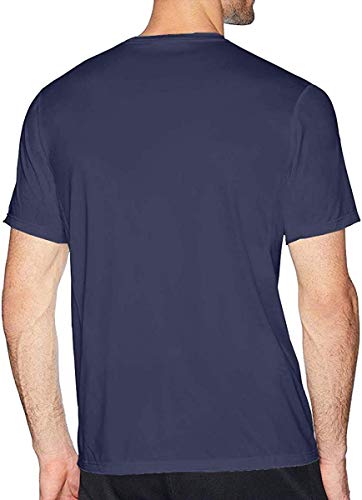 Camisetas y Tops Polos y Camisas, Divertida Camiseta de algodón de Manga Corta con Cuello Redondo para Hombre