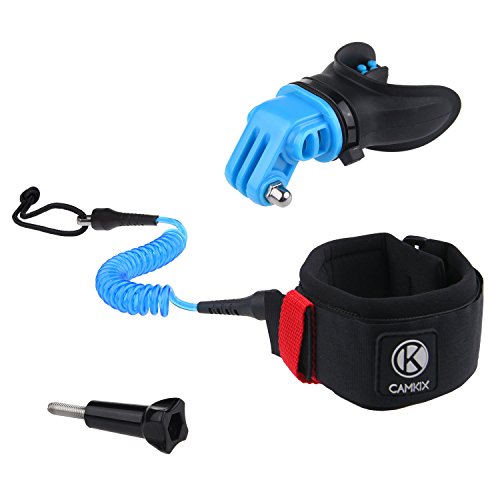 CAMKIX Surf Boca Soporte & Correa de Brazo Compatible con GoPro Hero Camaras y Otras Camaras con Montaje Compatible – Equipo de Manos Libres para Deportes Acuaticos de Accion CAMKIX Surf Boca Soporte & Correa de Brazo Compatible con GoPro Hero Camaras y Otras Camaras con Montaje Compatible – Equipo de Manos Libres para Deportes Acuaticos de Accion