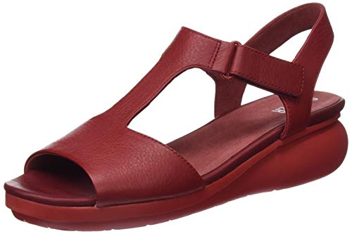 Camper Balloon, Sandalias con Tira Vertical Mujer, Rosa (Medium Red 610), 39 EU