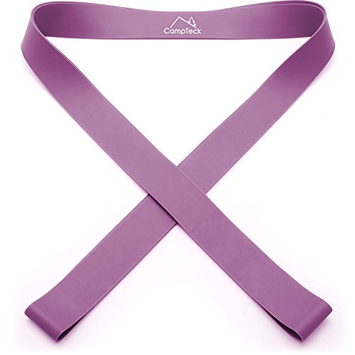 CampTeck Banda Elástica de Estiramiento para Ballet, Danza, Yoga, Aeróbica, Entrenamiento, Pilates, Flexibilidad, etc. - Viola, 225cm (L) CampTeck Banda Elástica de Estiramiento para Ballet, Danza, Yoga, Aeróbica, Entrenamiento, Pilates, Flexibilidad, etc. - Viola, 225cm (L)