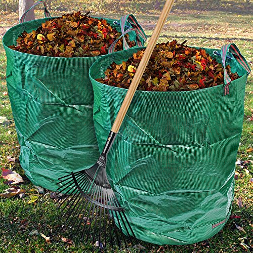 CampTeck U6716-KIT 2X 500 litros Bolsa de Jardín Compatible con Residuos Polipropileno Resistente Saco de Jardín Reutilizable CampTeck U6716-KIT 2X 500 litros Bolsa de Jardín Compatible con Residuos Polipropileno Resistente Saco de Jardín Reutilizable