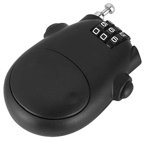 Candado con candado de combinación Candado con código numérico de 3 dígitos, cable extensible de 80 cm, forma de vaquilla, cerradura de seguridad personalizada para maleta, silla de paseo(Negro) Candado con candado de combinación Candado con código numérico de 3 dígitos, cable extensible de 80 cm, forma de vaquilla, cerradura de seguridad personalizada para maleta, silla de paseo(Negro)