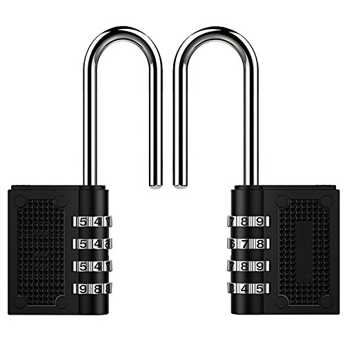 Candado de arco largo y combinación de 4 dígitos. para utilizar en el colegio, el hogar Candado de arco largo y combinación de 4 dígitos. para utilizar en el colegio, el hogar