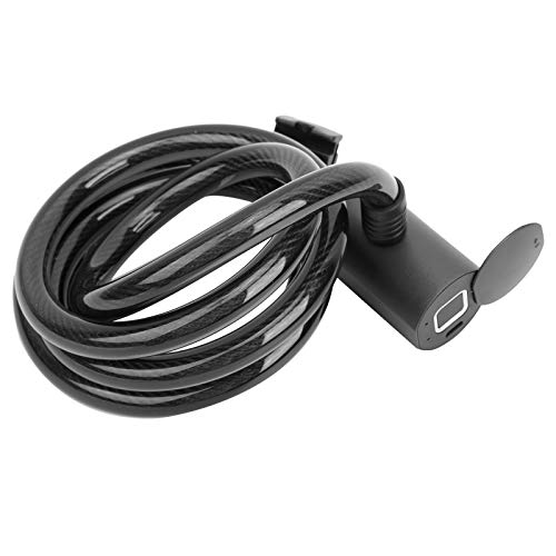 Candado de huella digital Bloqueo de contraseña de huella digital Función de reconocimiento automático Antirrobo Bloqueo de bicicleta sin llave Bloqueo de bicicleta impermeable con carga USB Candado de huella digital Bloqueo de contraseña de huella digital Función de reconocimiento automático Antirrobo Bloqueo de bicicleta sin llave Bloqueo de bicicleta impermeable con carga USB