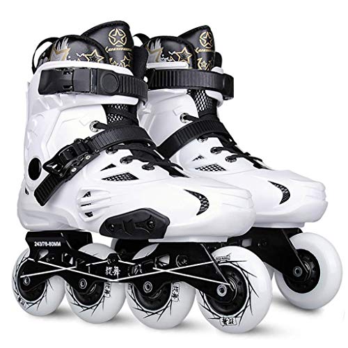 Candado de seguridad profesional para cordones de patinaje sobre ruedas, patines en línea para hombres y mujeres, una variedad de tamaños: blanco y negro (Color: # 2, Tamaño: EU 37 / US 5 / UK 4 / JP Candado de seguridad profesional para cordones de patinaje sobre ruedas, patines en línea para hombres y mujeres, una variedad de tamaños: blanco y negro (Color: # 2, Tamaño: EU 37 / US 5 / UK 4 / JP