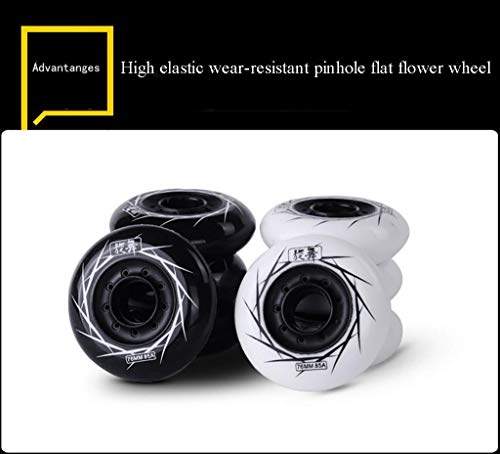 Candado de seguridad profesional para cordones de patinaje sobre ruedas, patines en línea para hombres y mujeres, una variedad de tamaños: blanco y negro (Color: # 2, Tamaño: EU 37 / US 5 / UK 4 / JP Candado de seguridad profesional para cordones de patinaje sobre ruedas, patines en línea para hombres y mujeres, una variedad de tamaños: blanco y negro (Color: # 2, Tamaño: EU 37 / US 5 / UK 4 / JP