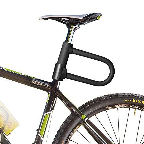 Candado en U, U Lock DINOKA Candado Bicicleta Alta Seguridad de 16mm con Abrazadera de Soporte + 1200mm de Cable de Acero trenzado flexible. Candado en U, U Lock DINOKA Candado Bicicleta Alta Seguridad de 16mm con Abrazadera de Soporte + 1200mm de Cable de Acero trenzado flexible.
