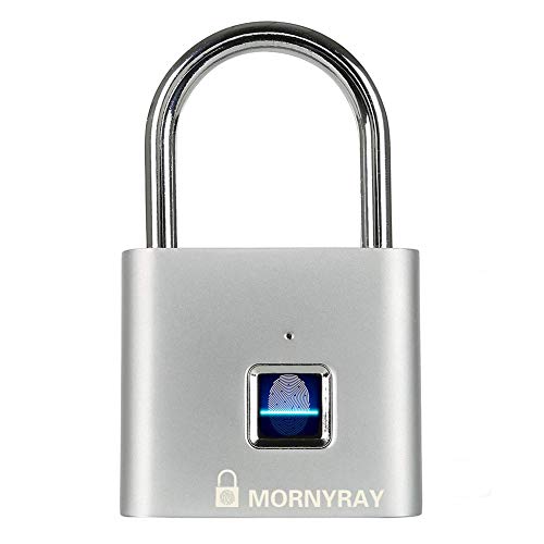 Candado Huella Dactilar Seguridad, Cerradura Electronica Sin Llave Inteligente IP65 Candado Recargable USB Antirrobo Prueba de Agua para Armario Escolar, Gimnasio, Puerta, Gabinete, Maleta (Plata) Candado Huella Dactilar Seguridad, Cerradura Electronica Sin Llave Inteligente IP65 Candado Recargable USB Antirrobo Prueba de Agua para Armario Escolar, Gimnasio, Puerta, Gabinete, Maleta (Plata)