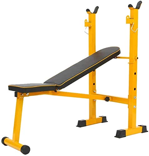 Candtong Gimnasia Ajustable Press de banca Cama Plegable Mesa de Pesas multifunción Press de banca Plegable en Cuclillas Bastidor casero de la Aptitud Banco de Equipos de Prensa Candtong Gimnasia Ajustable Press de banca Cama Plegable Mesa de Pesas multifunción Press de banca Plegable en Cuclillas Bastidor casero de la Aptitud Banco de Equipos de Prensa