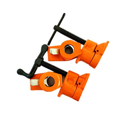 CandyTT Abrazadera de Tubo de Alta Resistencia para carpintería, Pegado de Madera, Abrazadera de Tubo, Abrazadera de Tubo de Hierro Fundido de Acero, Accesorio, Herramienta de Mano de Carpintero CandyTT Abrazadera de Tubo de Alta Resistencia para carpintería, Pegado de Madera, Abrazadera de Tubo, Abrazadera de Tubo de Hierro Fundido de Acero, Accesorio, Herramienta de Mano de Carpintero