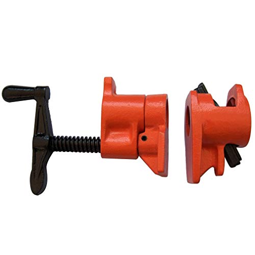 CandyTT Abrazadera de Tubo de Alta Resistencia para carpintería, Pegado de Madera, Abrazadera de Tubo, Abrazadera de Tubo de Hierro Fundido de Acero, Accesorio, Herramienta de Mano de Carpintero CandyTT Abrazadera de Tubo de Alta Resistencia para carpintería, Pegado de Madera, Abrazadera de Tubo, Abrazadera de Tubo de Hierro Fundido de Acero, Accesorio, Herramienta de Mano de Carpintero