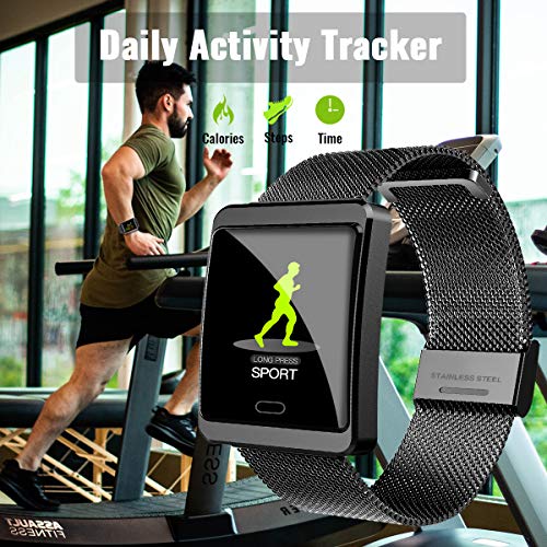 CanMixs Pulsera de Actividad Smartwatch, CM11 Impermeable IP68 Pulsera Inteligente con Podómetro, Monitor de Ritmo, Calorías, Sueño Notificación etc para Hombre Mujer Niños Compatible con iOS Android CanMixs Pulsera de Actividad Smartwatch, CM11 Impermeable IP68 Pulsera Inteligente con Podómetro, Monitor de Ritmo, Calorías, Sueño Notificación etc para Hombre Mujer Niños Compatible con iOS Android