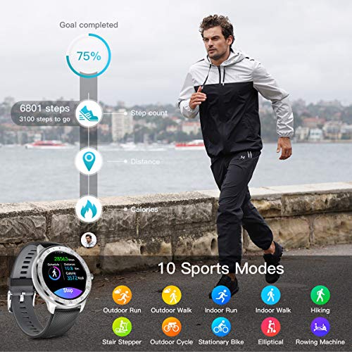 CanMixs Smartwatch, Reloj Inteligente IP67 Pulsera Actividad Hombre y Mujer, CM13 Deportivo Reloj Fitness con Pantalla Táctil Completa Pulsómetro, Monitor de Sueño, Podómetro, para iOS y Android CanMixs Smartwatch, Reloj Inteligente IP67 Pulsera Actividad Hombre y Mujer, CM13 Deportivo Reloj Fitness con Pantalla Táctil Completa Pulsómetro, Monitor de Sueño, Podómetro, para iOS y Android
