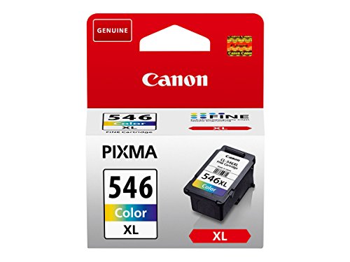 Canon CL-546XL Cartucho de tinta original Tricolor XL + PG-545 Cartucho de tinta original Negro para Impresora de Inyeccion de tinta Pixma