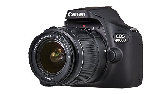 Canon EOS 4000D Camara Con Objetivo EF-S 18-55mm III, 18 MP, Negro Canon EOS 4000D Camara Con Objetivo EF-S 18-55mm III, 18 MP, Negro