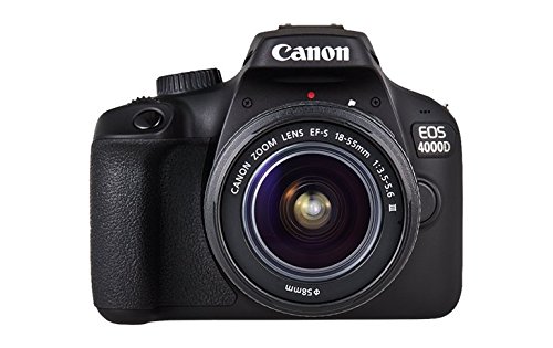Canon EOS 4000D Camara Con Objetivo EF-S 18-55mm III, 18 MP, Negro Canon EOS 4000D Camara Con Objetivo EF-S 18-55mm III, 18 MP, Negro