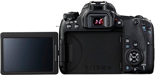 Canon EOS 77D - Cámara réflex de 24.2 MP (vídeo Full HD, WiFi, Bluetooth) color negro
