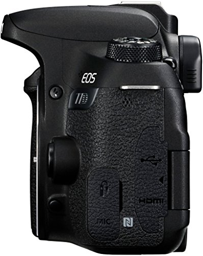 Canon EOS 77D - Cámara réflex de 24.2 MP (vídeo Full HD, WiFi, Bluetooth) color negro