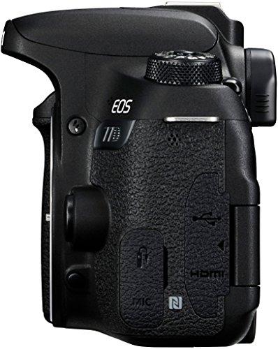 Canon EOS 77D - Cámara réflex de 24.2 MP (vídeo Full HD, WiFi, Bluetooth) color negro Canon EOS 77D - Cámara réflex de 24.2 MP (vídeo Full HD, WiFi, Bluetooth) color negro