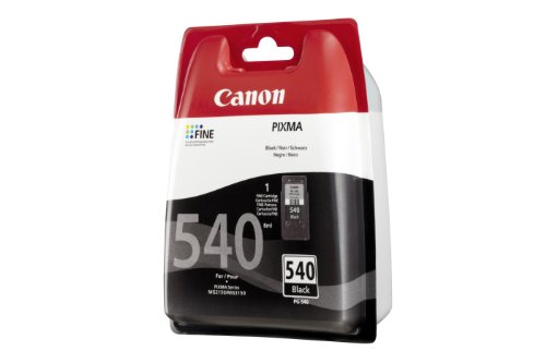 Canon PG-540 Cartucho de tinta original Negro para Impresora de Inyeccion de tinta Pixma TS5150-TS5151-MX375-MX395-MX435-MX455-MX475-MX515-MX525-MX535-MG2150-MG2250-MG3150-MG3250-MG3550-MG3650-MG4150