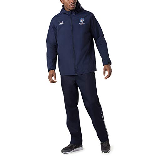 Canterbury Oficial de la Rugby World Cup 2019 Chaqueta Impermeable, Hombre, bléiser Azul Marino, 2XL