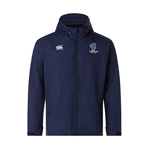 Canterbury Oficial de la Rugby World Cup 2019 Chaqueta Impermeable, Hombre, bléiser Azul Marino, 2XL