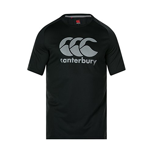 Canterbury Vapodri Large Logo Training Camiseta, Hombre, Negro, 2XL