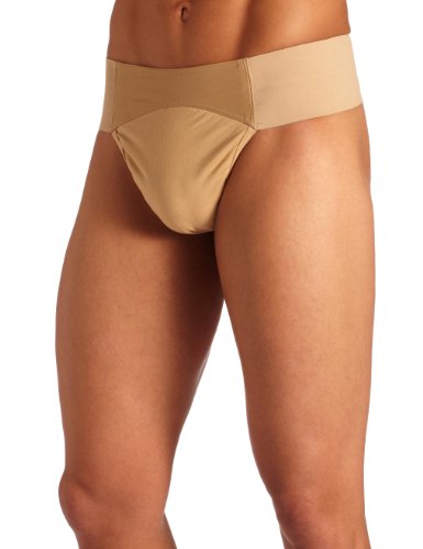 Capezio 5930 Natural acolchado correa de la danza Medio