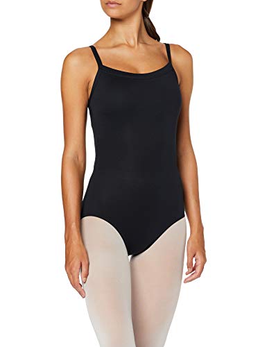 Capezio Camisole - Maillot de Danza para Mujer, Mujer, Color Negro, tamaño Extra-Small