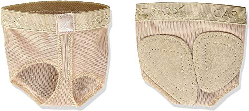 Capezio Tanga para Ballet H07 Footundeez, Desnudo, M