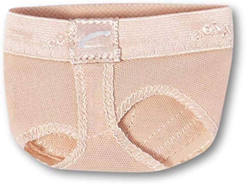 Capezio Tanga para Ballet H07 Footundeez, Desnudo, M