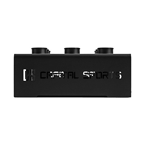 Capital Sports Mountar Soporte de Barras Bar Holder Negro Acero (Almacenaje de Barras de Peso, Capacidad 9X bara olímpica 50mm diámetro, Posible sujeción al Suelo, 27kg Peso) Capital Sports Mountar Soporte de Barras Bar Holder Negro Acero (Almacenaje de Barras de Peso, Capacidad 9X bara olímpica 50mm diámetro, Posible sujeción al Suelo, 27kg Peso)