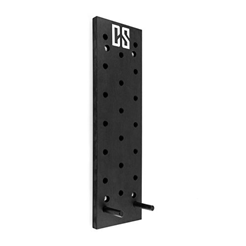 Capital Sports Pegstar Pegboard Tablero de Clavijas de Entrenamiento (Tabla para escaladores de 102 x 30 x 3.8 cm, Entrenar Alpinismo en casa) - Negro