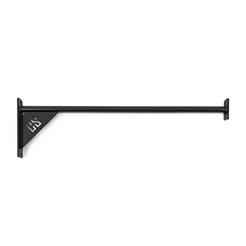 CAPITAL SPORTS Wacon 170 Wall Bar Pieza de unión 170 cm (Entrenamiento muscle ups, pull-ups y T2B, barra metal, montaje mural, travesaño de apoyo extremadamente resistente, fácil sujeción)