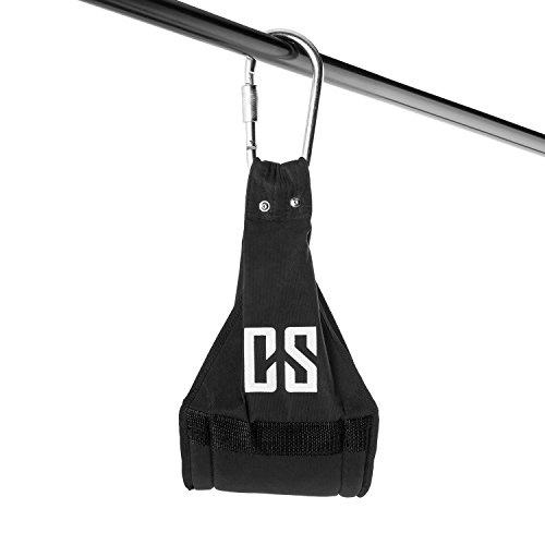 CapitalSports Armlug Eslingas para Brazos Mosquetones metálicos (Gancho para Abdominales colgadas, Material Resistente Acolchado, Colgador para Entrenamiento, máx. 120kg Negro) CapitalSports Armlug Eslingas para Brazos Mosquetones metálicos (Gancho para Abdominales colgadas, Material Resistente Acolchado, Colgador para Entrenamiento, máx. 120kg Negro)