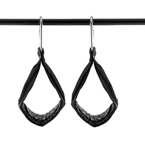 CapitalSports Armlug Eslingas para Brazos Mosquetones metálicos (Gancho para Abdominales colgadas, Material Resistente Acolchado, Colgador para Entrenamiento, máx. 120kg Negro) CapitalSports Armlug Eslingas para Brazos Mosquetones metálicos (Gancho para Abdominales colgadas, Material Resistente Acolchado, Colgador para Entrenamiento, máx. 120kg Negro)