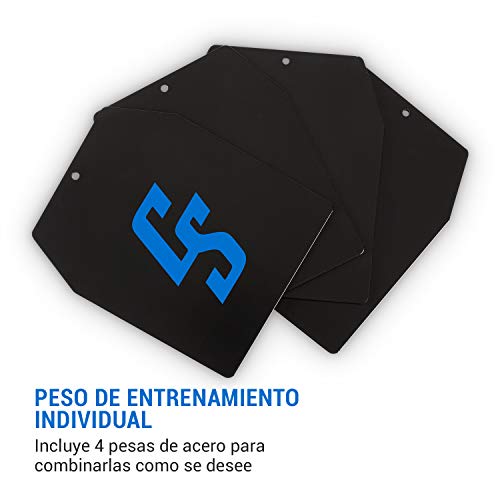 CapitalSports Battlevest 2.0 - Chaleco lastrado, Cintas Velcro, Acolchado, Malla Interior, Cable desenganche rápido, Mango Arrastre, Transpirable, 4 Pesas Acero, 2 x 5,75 lbs, 2 x 8,75 lbs, Camuflaje CapitalSports Battlevest 2.0 - Chaleco lastrado, Cintas Velcro, Acolchado, Malla Interior, Cable desenganche rápido, Mango Arrastre, Transpirable, 4 Pesas Acero, 2 x 5,75 lbs, 2 x 8,75 lbs, Camuflaje