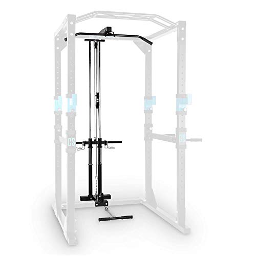 CapitalSports LA Tremendour - Máquina LAT, Rack, Ampliación, Accesorio, para Montaje en los Rack tremendour, Torre lat con polea Superior e Inferior, Antracita