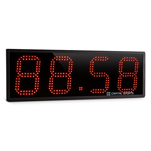 CapitalSports Timeter Temporizador Tabata Cronómetro Cross-Training Profesional (4 dígitos, Señal Sonora, Mando Distancia, Ideal Entrenamiento Circuito, Rondas, Series, Memoria 14 Tiempos programado CapitalSports Timeter Temporizador Tabata Cronómetro Cross-Training Profesional (4 dígitos, Señal Sonora, Mando Distancia, Ideal Entrenamiento Circuito, Rondas, Series, Memoria 14 Tiempos programado