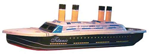 CAPRILO Juego Decorativo Infantil de Hojalata Barco Titanic Pop Pop Réplicas de Embarcaciones con Vela. Juegos de Colección. Regalos Originales para Navidad y Reyes. Decoración Clásica.