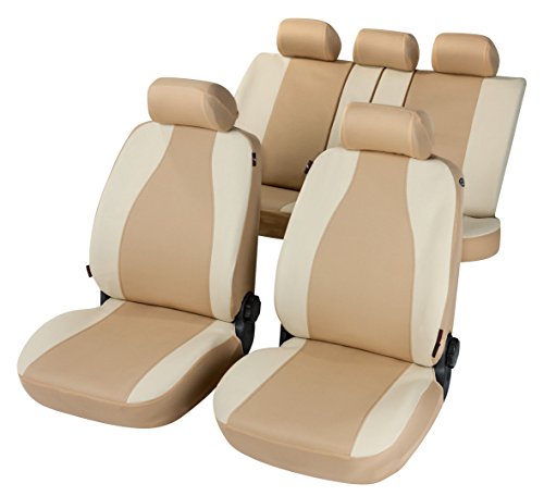 Car Comfort 13146 Mijas - Funda para Asiento de Coche, Color Beige