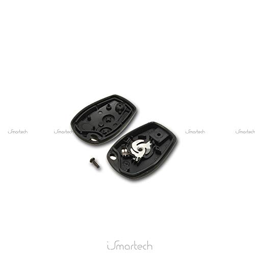Car Passion - Carcasa de llave con 2 botones para Renault Clio, Twingo, Megane, Laguna y Kangoo Car Passion - Carcasa de llave con 2 botones para Renault Clio, Twingo, Megane, Laguna y Kangoo