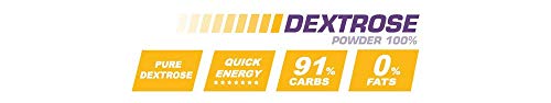 Carbohidratos DEXTROSE POWDER 100% 4 lb (1814 gr.) NEUTRO - Dextrosa en Polvo con Hidrato de Carbono Simple - Suplementos Deportivos y Suplementos Alimentación - Vitobest