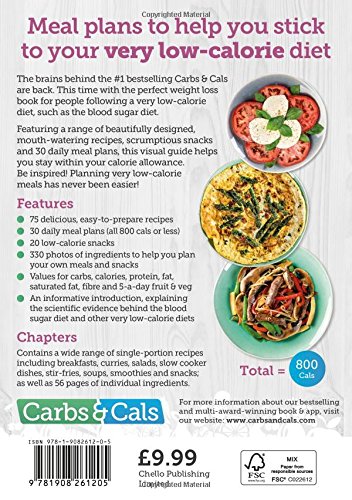 Carbs & Cals Very Low Calorie Recipes & Meal Plans: Lose Weight, Improve Blood Sugar Levels and Reverse Type 2 Diabetes