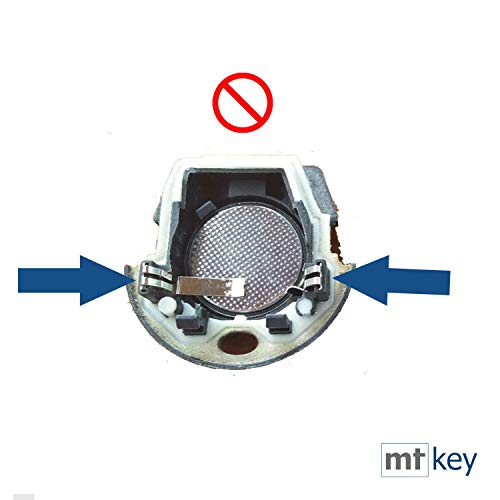 Carcasa de repuesto para llave de coche con 2 botones + HAA / HU66 + batería compatible con VW Lupo Fox Sharan T4 Seat Arosa Ibiza Leon Alhambra Carcasa de repuesto para llave de coche con 2 botones + HAA / HU66 + batería compatible con VW Lupo Fox Sharan T4 Seat Arosa Ibiza Leon Alhambra