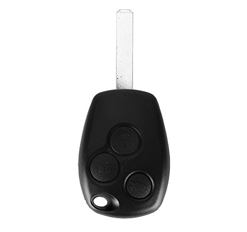 Carcasa llave para Renault Clio Kangoo Modus Twingo Trafic Master - 3 Botones - Mando a distancia