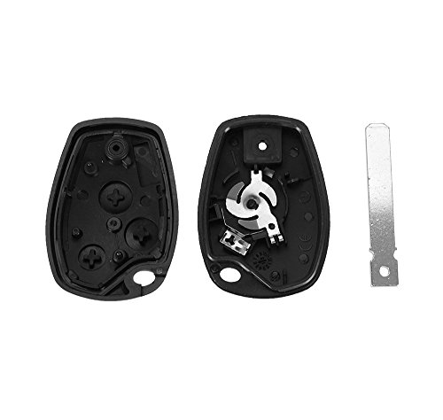 Carcasa llave para Renault Clio Kangoo Modus Twingo Trafic Master - 3 Botones - Mando a distancia