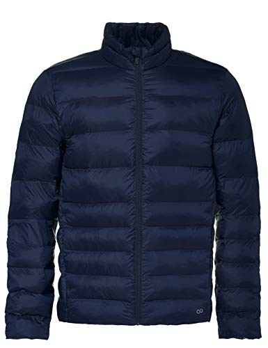 CARE OF by PUMA Chaqueta acolchada impermeable para hombre, Azul (Blue), M, Label: M