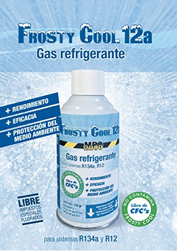 CARGA MONODOSIS LIBRE DE CFC ANTICONTAMINANTE DE AIRE ACONDICIONADO PARA VEHICULO/TURISMO FROSTY COOL R.FC3073